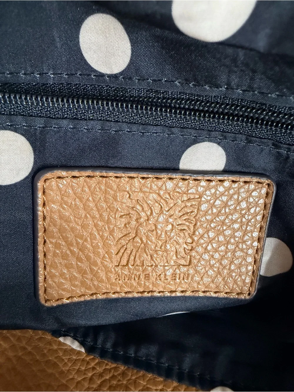 Anne Klein Taupe Hobo Shoulder Bag